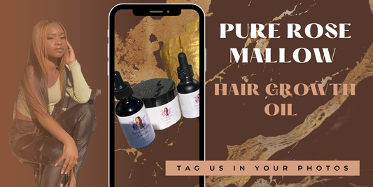 Pure Rose Mallow Hair Growth Oil wig oil